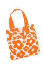 Load image into Gallery viewer, Lazy Daisy Knit Bag in Orange
