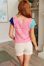 Load image into Gallery viewer, Patch Me Up Patchwork Knit Top
