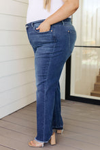 Load image into Gallery viewer, Ruth High Rise Release Hem Straight Jeans
