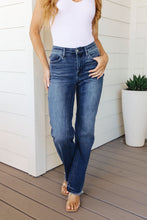 Load image into Gallery viewer, Ruth High Rise Release Hem Straight Jeans
