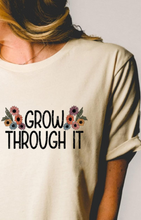 Load image into Gallery viewer, Grow Through It Spine Front And Back Tee
