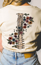 Load image into Gallery viewer, Grow Through It Spine Front And Back Tee
