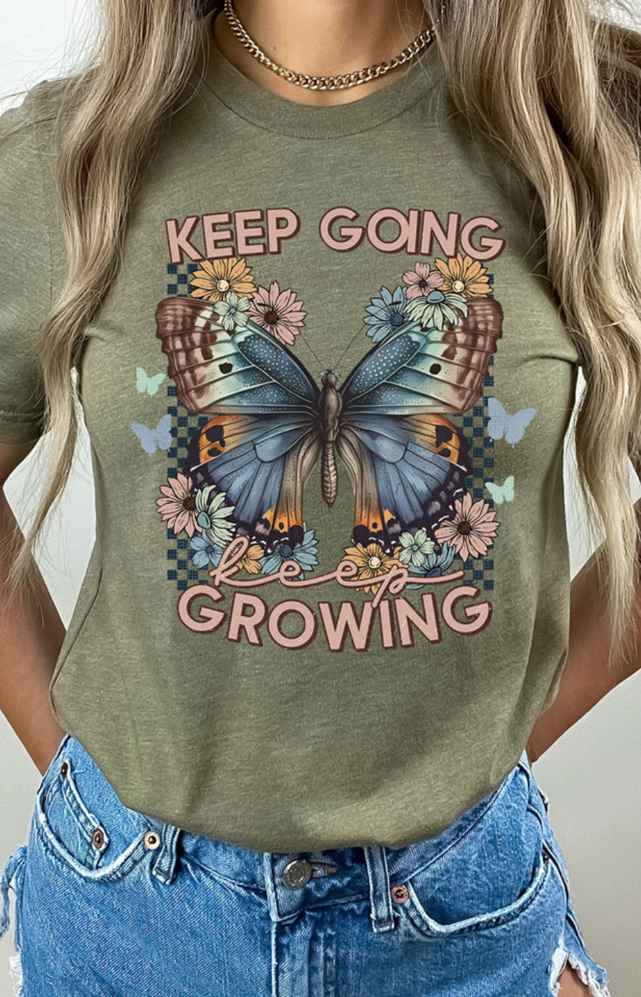 Keep Going Keep Growing Tee