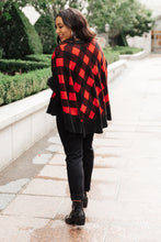 Load image into Gallery viewer, Warm Me Up Buffalo Plaid Top

