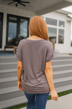 Load image into Gallery viewer, Absolute Favorite V-Neck in Dark Taupe
