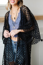 Load image into Gallery viewer, Beachside Babe Kimono in Black
