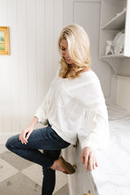 Load image into Gallery viewer, Bellissimo Draped V-neck Sweater
