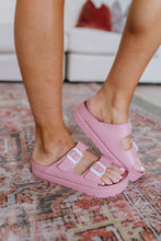 Load image into Gallery viewer, Boardwalk EVA Double Strap Platform Sandals in Rose
