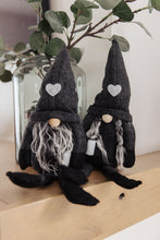 Load image into Gallery viewer, Coffee Lover Gnomes Set of 2 in Charcoal
