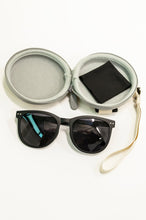 Load image into Gallery viewer, Collapsible Girlfriend Sunnies &amp; Case in Black

