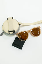 Load image into Gallery viewer, Collapsible Girlfriend Sunnies &amp; Case in Tan
