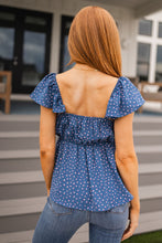 Load image into Gallery viewer, Connect the Dots Peplum Blouse
