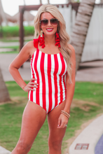 Load image into Gallery viewer, Adult Set Sail Striped Swimsuit
