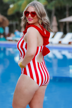 Load image into Gallery viewer, Adult Set Sail Striped Swimsuit
