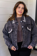 Load image into Gallery viewer, Denim And Pearls Denim Jacket
