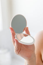 Load image into Gallery viewer, Double Take LED Compact Mirror in White
