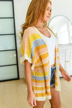 Load image into Gallery viewer, Embrace Me Striped Half Sleeve Knit Cardigan
