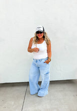Load image into Gallery viewer, PREORDER: Charli Cargo Jeans Long 34&quot; Inseam
