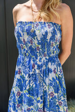 Load image into Gallery viewer, Flower Child Blue Dress
