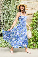 Load image into Gallery viewer, Flower Child Blue Dress
