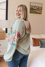 Load image into Gallery viewer, Get Started Floral Color Block Hoodie
