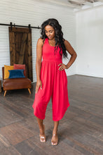 Load image into Gallery viewer, Good Idea Jumpsuit in Red
