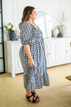 Load image into Gallery viewer, Greenville Gingham Midi Dress
