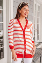 Load image into Gallery viewer, Have You Heard Cardigan in Red
