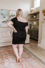 Load image into Gallery viewer, Head Over Heels Asymmetrical Neckline Dress
