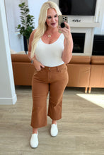 Load image into Gallery viewer, Briar High Rise Control Top Wide Leg Crop Jeans in Camel
