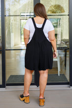 Load image into Gallery viewer, I Want You Back Linen Blend Shortalls in Black
