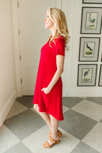 Load image into Gallery viewer, In the Now Dress in Red
