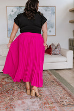 Load image into Gallery viewer, Just Too Hot Midi Skirt in Hot Pink
