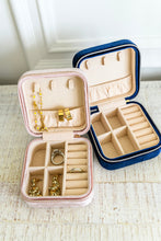 Load image into Gallery viewer, Kept and Carried Velvet Jewelry Box in Pink
