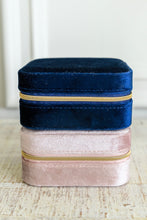 Load image into Gallery viewer, Kept and Carried Velvet Jewelry Box in Pink
