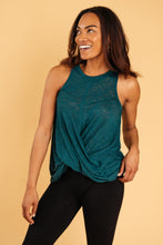 Load image into Gallery viewer, Knotted Hem Tank in Sea Green
