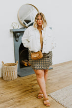 Load image into Gallery viewer, Late To Class Plaid Mini Skort
