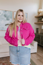 Load image into Gallery viewer, With a Whisper Denim Jacket in Hot Pink
