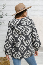 Load image into Gallery viewer, Lounge Day Hoodie in Black &amp; White
