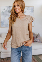 Load image into Gallery viewer, Maren V-Neck Ruffle Sleeve Top
