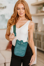 Load image into Gallery viewer, Millie Nylon Crossbody Bag in Teal
