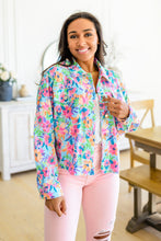 Load image into Gallery viewer, Never a Wall Flower Floral Corduroy Jacket
