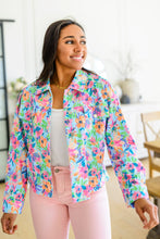Load image into Gallery viewer, Never a Wall Flower Floral Corduroy Jacket
