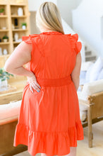 Load image into Gallery viewer, On Fire Ruffle Detail Dress
