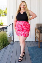 Load image into Gallery viewer, Pink, Paisley, and Perfect Mini Skirt

