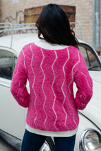 Load image into Gallery viewer, Pop Culture Zig Zag Sweater
