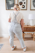 Load image into Gallery viewer, Railroad Stripe Overalls
