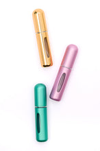 Load image into Gallery viewer, Refillable Travel Perfume Atomizer Set of 3
