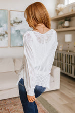 Load image into Gallery viewer, Relax With Me Knit Top in White

