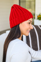 Load image into Gallery viewer, Rib Knit Beanie With Detachable Pom Pom In Wine
